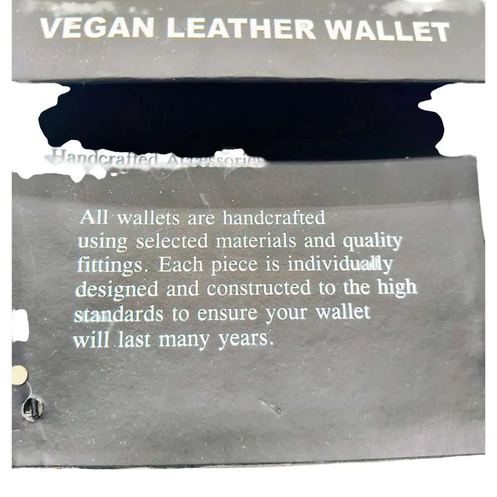 Handcrafted Men’s Full‑Size Wallet Vegan Leather, Bold Cannabis Leaf Print